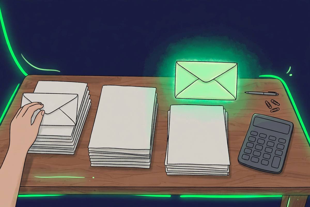 Bills and collection letters